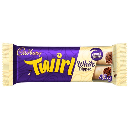Cadbury twirl white dipped