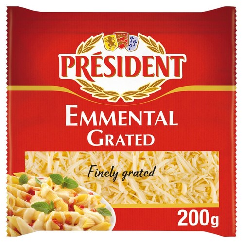 President Grated Emmental Cheese 