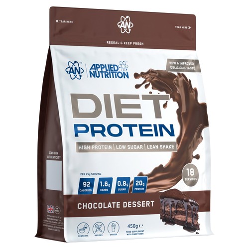 Applied Nutrition Diet Protein Powder Chocolate Dessert 