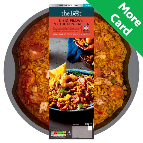 Morrisons The Best King Prawn & Chicken Paella 