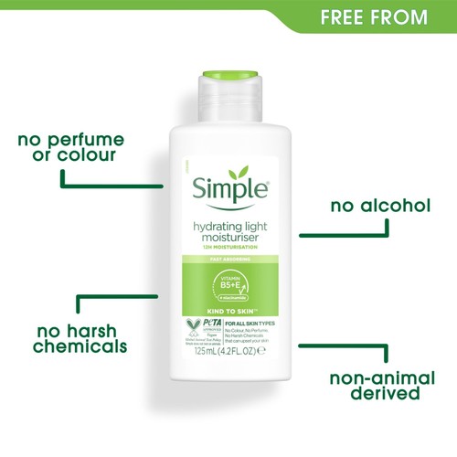 Simple Hydrating Light Moisturiser 125ml