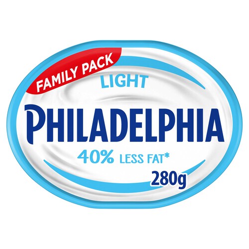 Philadelphia Light Low Fat Soft Cream Cheese 