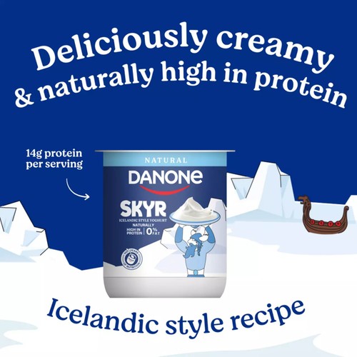 Danone Skyr High Protein 0% Fat Natural Yoghurt 450g