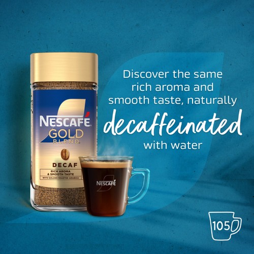 Nescafe Gold Blend Decaf Coffee 190g