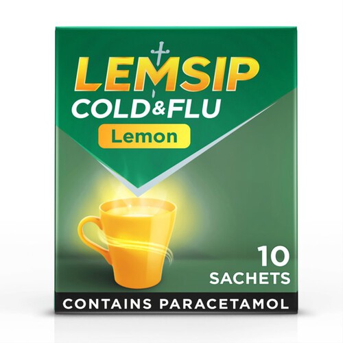 Lemsip Cold & Flu Lemon Sachets