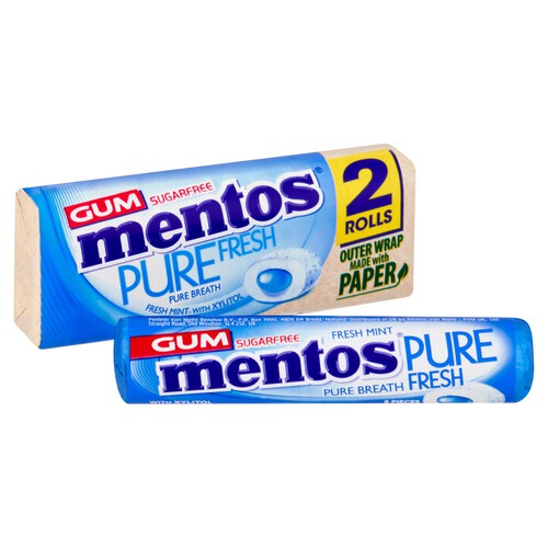 Mentos Pure Fresh Duo Pack Freshmint 