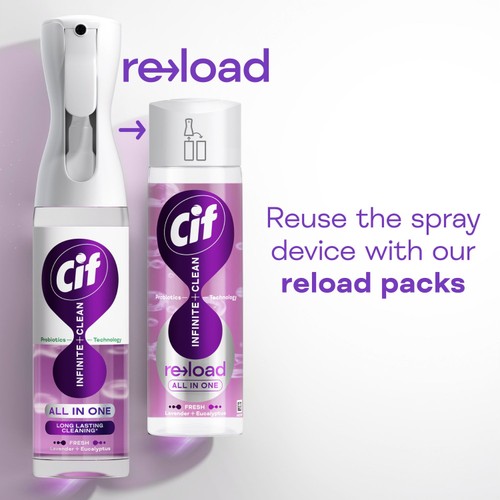 Cif Infinite Clean All in One Cleaner Spray Lavender & Eucalyptus 280ml