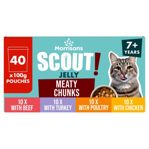 Morrisons Mixed Senior Cat Food In Jelly