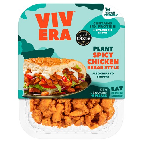 Vivera Plant Spicy Chicken Kebab Style