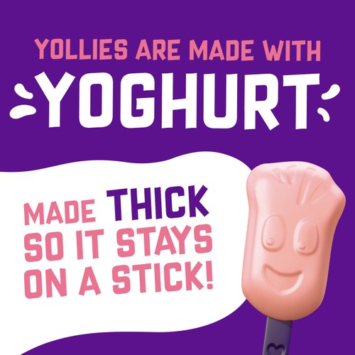 Strings & Things Yollies Strawberry Kids Yogurt