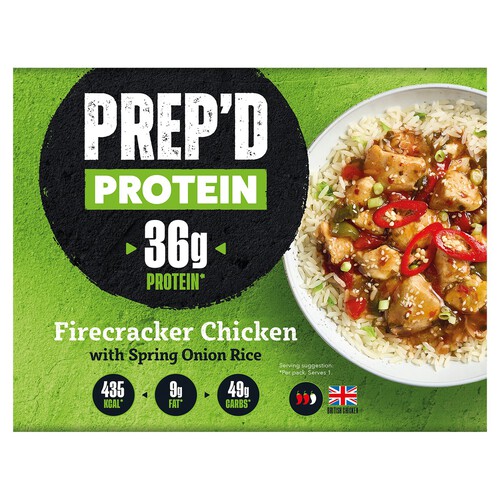 Prep'd Protein Firecracker Chicken With Spring Onion Rice