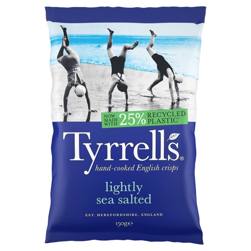 Tyrrells Lightly Sea Salted  Sharing Crisps 