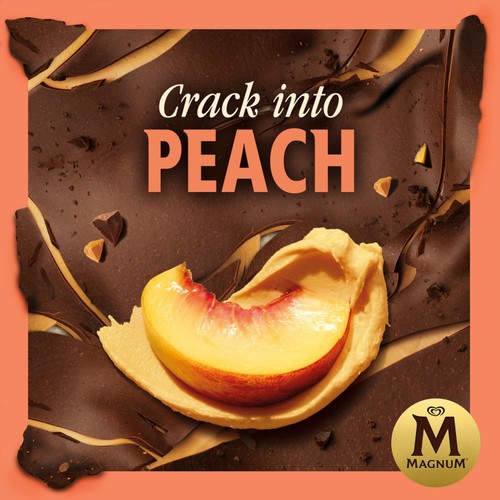 Magnum Signature Peach Ice Cream Sticks 3 x 90ml