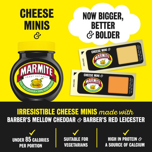 Marmite Cheddar & Red Leicester Cheese Sticks 100g