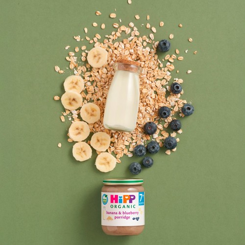 Hipp Organic Banana And Blueberry Porridge 