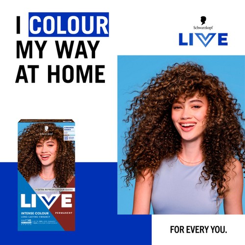LIVE Intense Colour Permanent Hair Dye 049 Cinnamon Cookie Butter