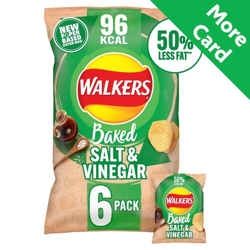 Walkers Baked Salt & Vinegar Snacks Crisps