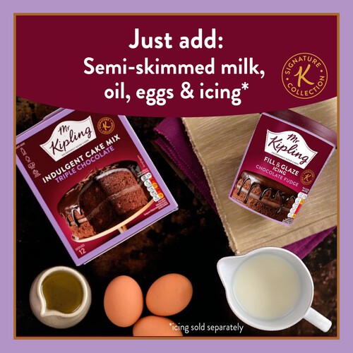 Mr Kipling Signature Triple Chocolate Cake Mix