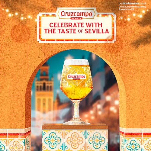 Cruzcampo Sevilla Lager Beer Bottles 12 x 330ml