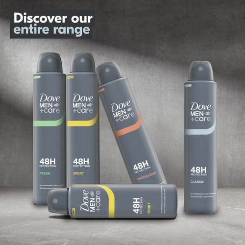 Dove Men + Care Antiperspirant Deodorant Classic Aerosol 200ml