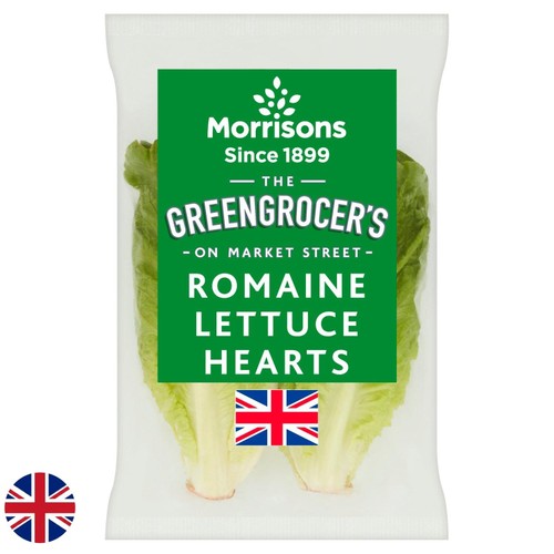 Morrisons Romaine Lettuce Hearts 2 Pack