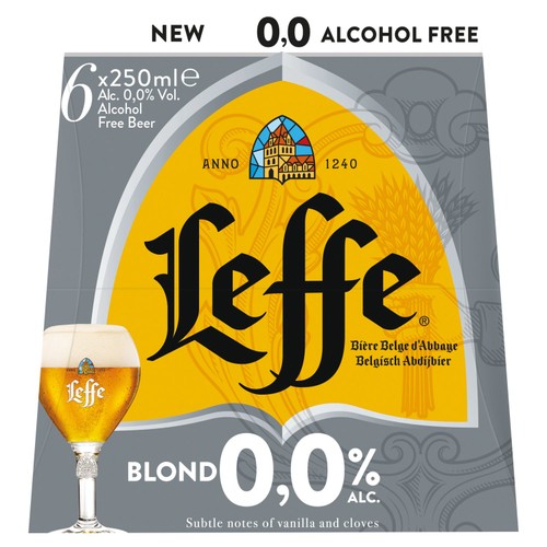 Leffe Blonde 0.0%  6 x 250ml