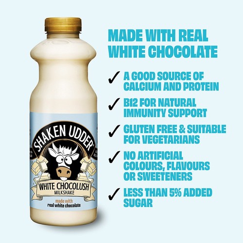 Shaken Udder White Chocolate Milkshake 