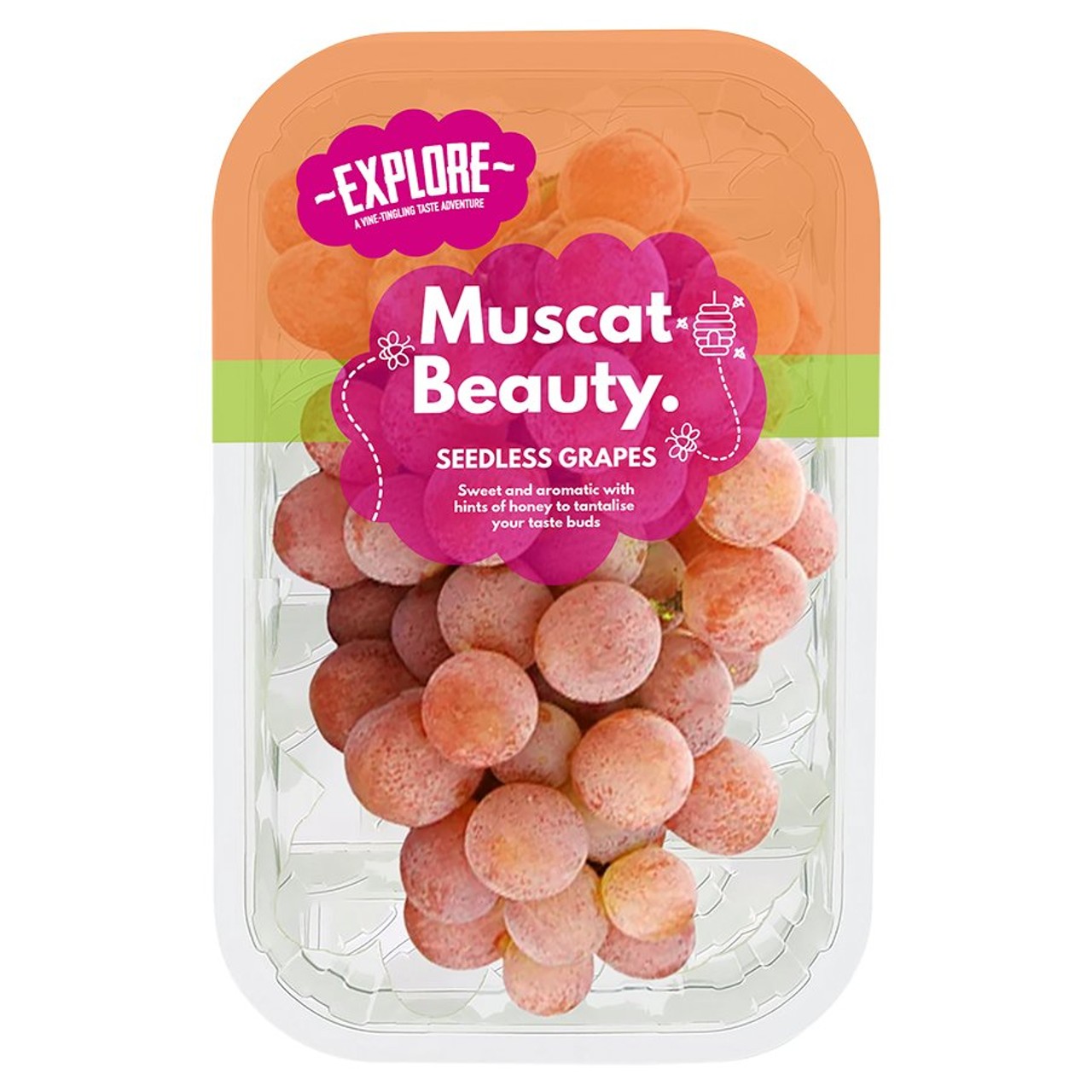 Explore Muscat Beauty Grapes 400g