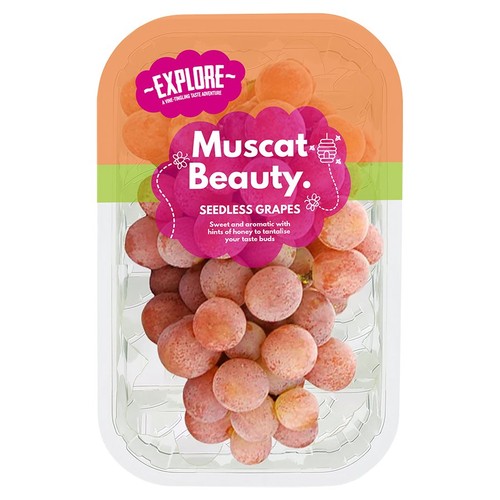 Explore Muscat Beauty Grapes   400g