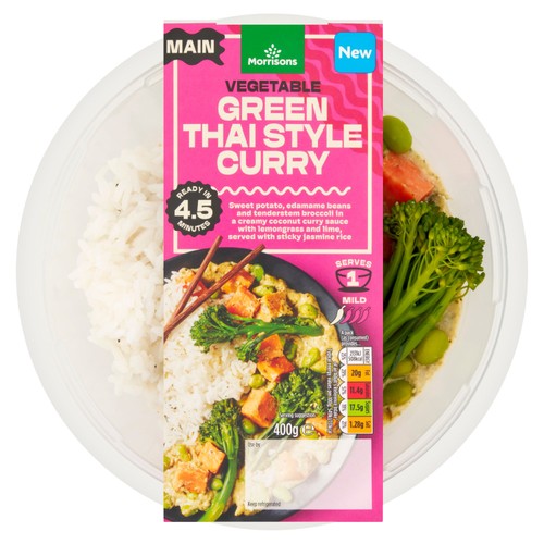 Morrisons Pan Asian Veggie Thai Green Curry