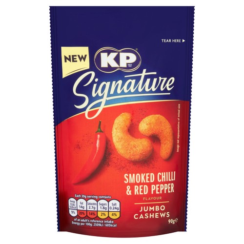 KP Signature Smoked Chilli And Red Pepper Cashews 