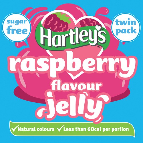 Hartleys sugar free raspberry flavour jelly
