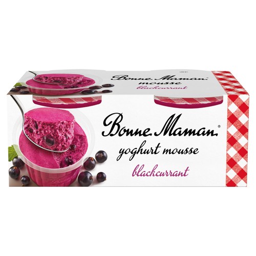 Bonne Maman Blackcurrant Mousse Dessert 