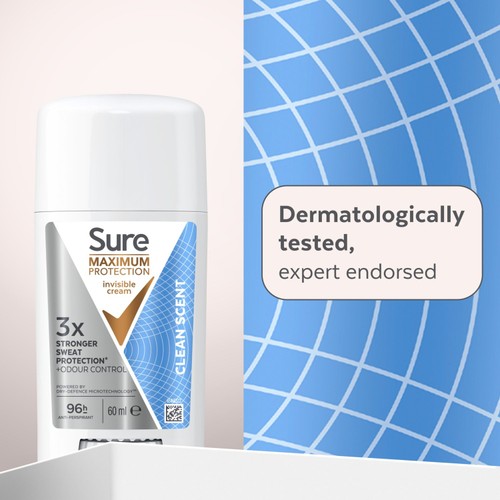 Sure For Women Cream Stick Clean Scent Throne 