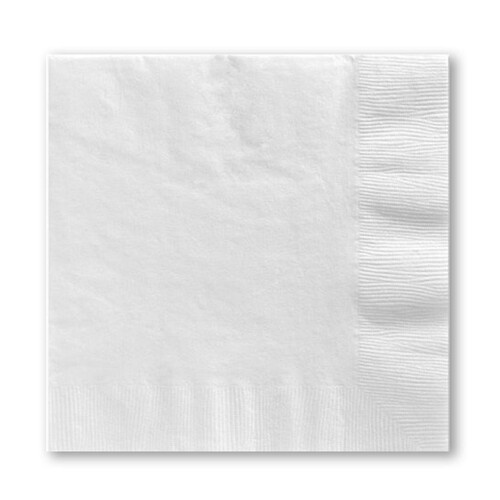 Nutmeg White 33cm Napkins