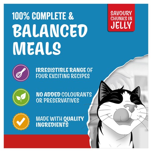 FELIX Original Senior 7+ Farm Selection In Jelly Wet Cat Food 12x85g
