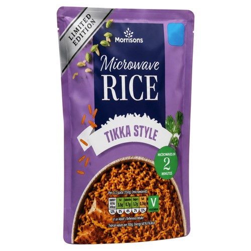 Morrisons Microwave Tikka Rice 250g