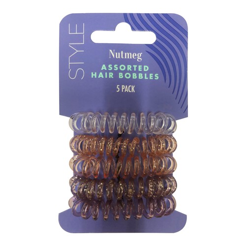 Nutmeg Kids Coloured Hair Bobbles