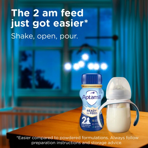 Aptamil Advanced 2 Follow On Baby Milk Formula Liquid Ready to Drink  200ml