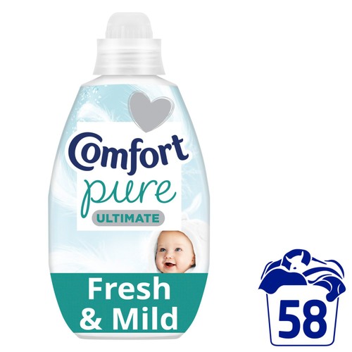 Comfort Ultimate Pure Fabric Conditioner Fresh & Mild 58 Washes