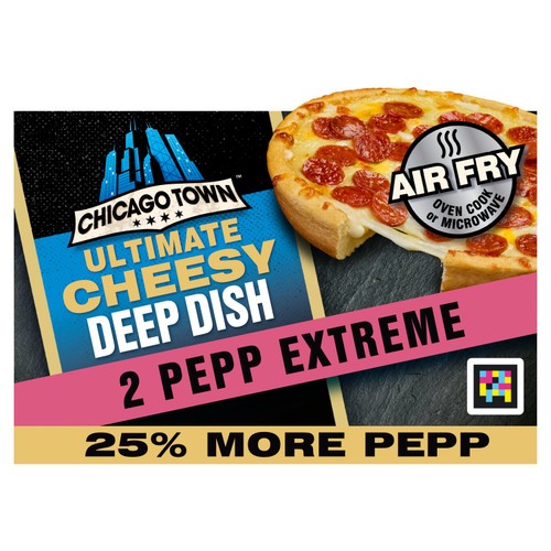 Chicago Town Ultimate Pepperoni Deep Dish Pepp Extreme Pizza 