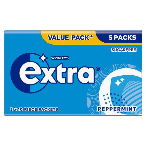 Extra wrigley s extra peppermint sugar free chewing gum
