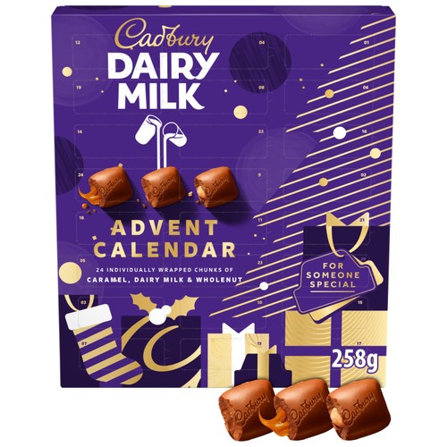 Cadbury Dairy Milk Chocolate Christmas Advent Calendar 258g