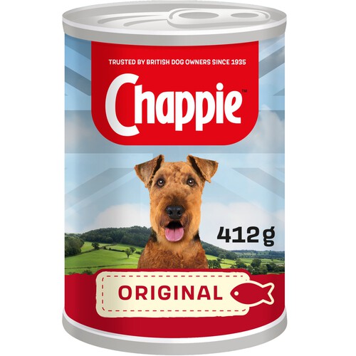 Chappie Adult Wet Dog Food Tin Original In Loaf 