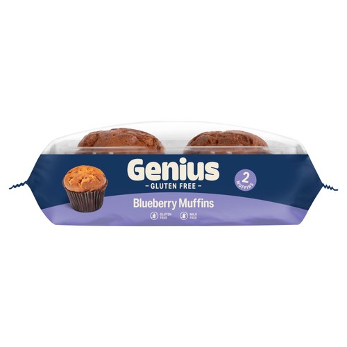 Genius Gluten Free Blueberry Muffins 2 Pack