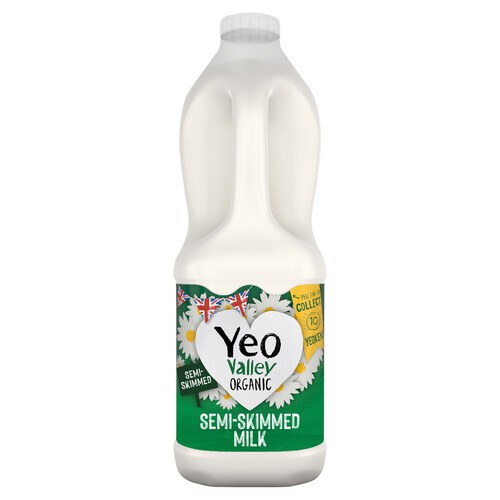 Yeo Valley Organic Fresh Semi Skimmed Milk 