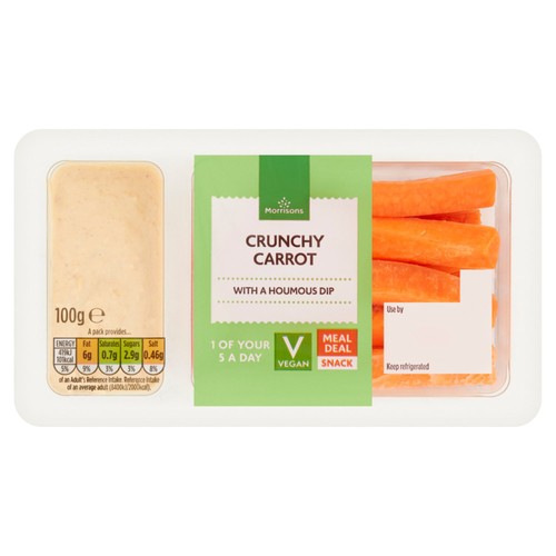 Morrisons carrot sticks houmous