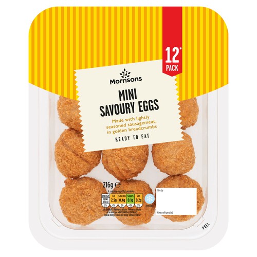 Morrisons Mini Savoury Scotch Eggs 12 Pack