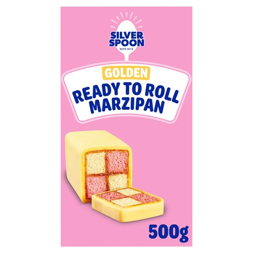Silver Spoon Ready To Roll Golden Marzipan   500g