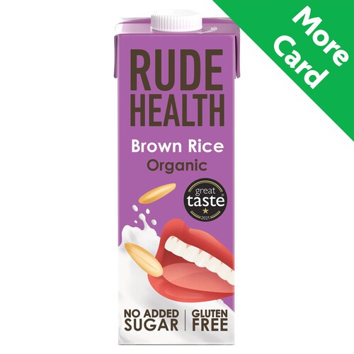 Rude Health Long Life Organic Brown Rice Milk Alternative